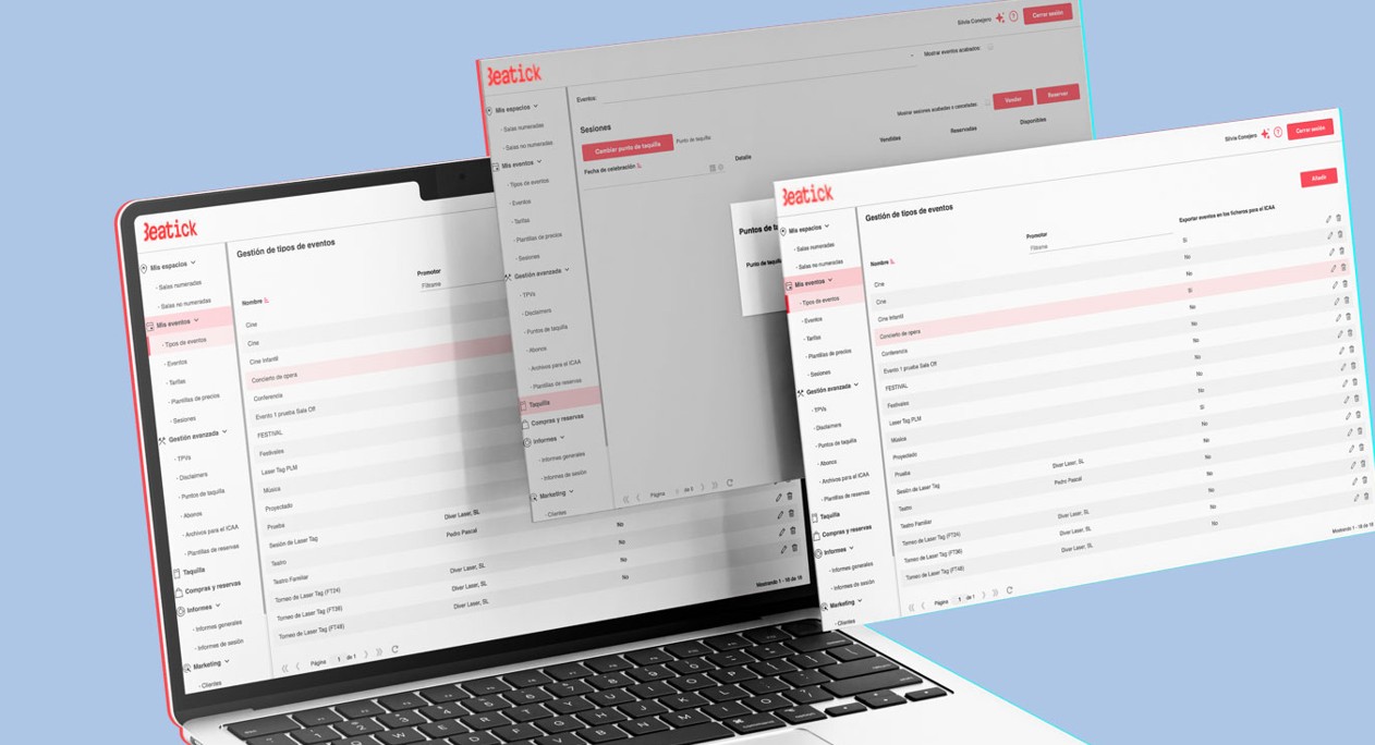 Beatick Software Venta Entradas